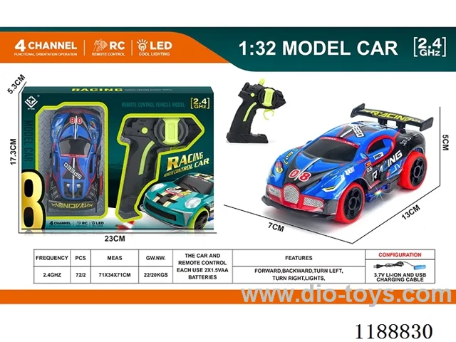 2.4G PVC rc car included battery