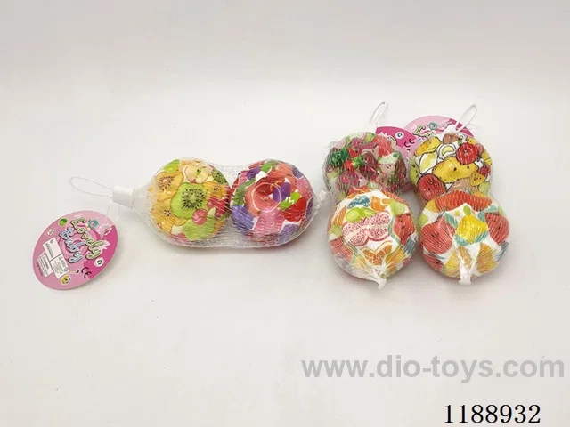 2PCS 6.3CM high resilience Fruit Moon Balls