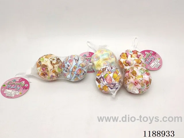 2PCS 6.3CM high resilience Ice Cream Moon Balls