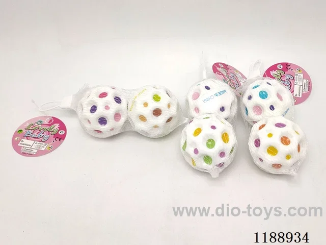 2PCS 6.3CM high resilience White Moon Balls