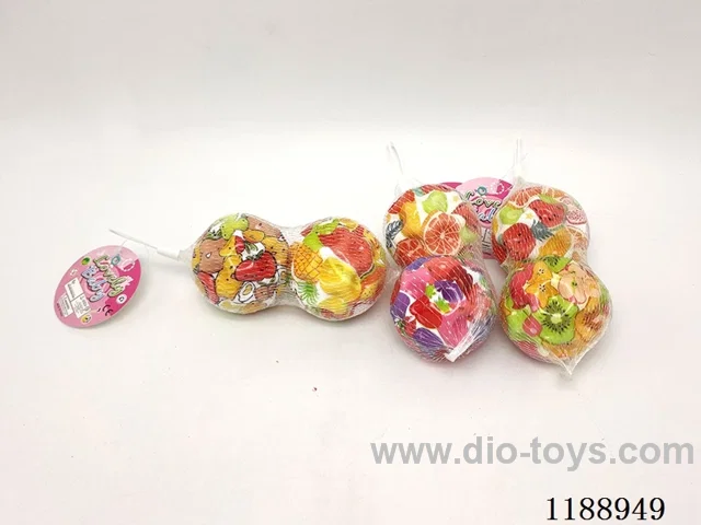 2PCS high resilience 7CM Fruit Moon Balls