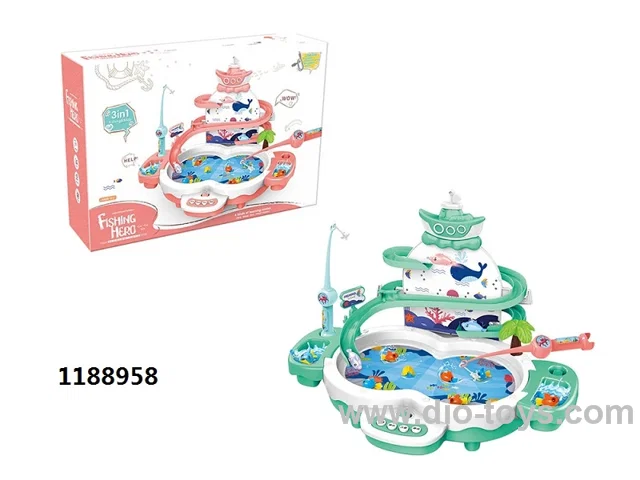 B/O fishing toys in color box