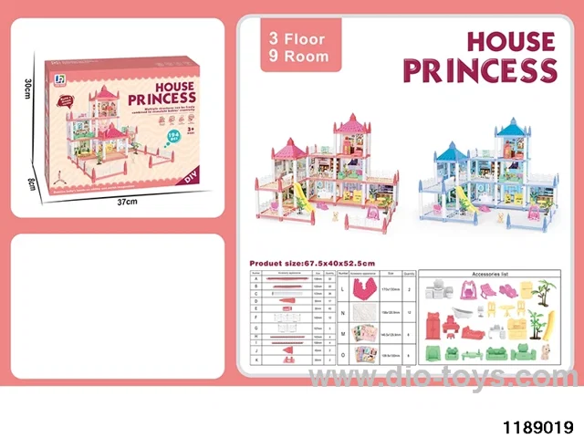 9 Room Villa Toys