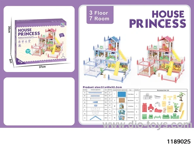 7 Room Villa Toys