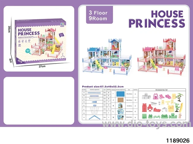 9 Room Villa Toys