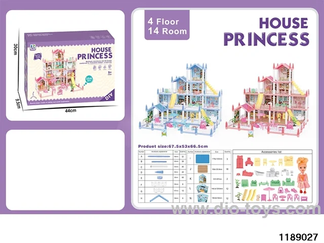 14 Room Villa Toys