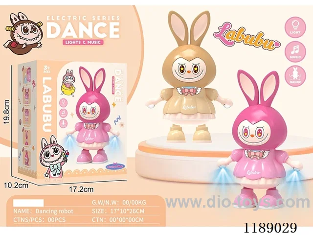 B/O dancing toys W L/M 2 colors mixed