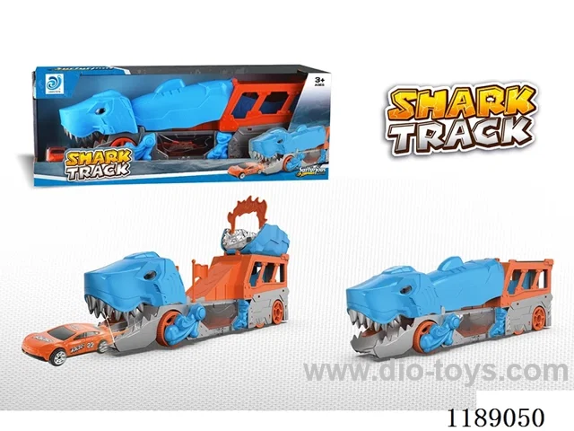Shark Storage Car with 1 alloy car