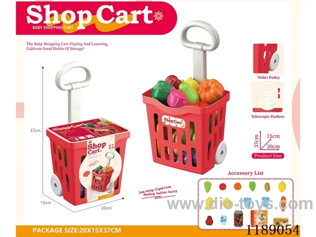 Shopping Basket Trolley 18PCS