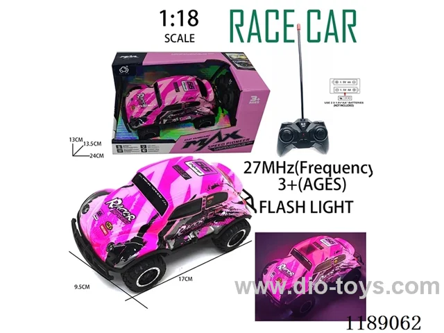 1:18 4ch R/C car PVC eco-friendly shell with light not included battery