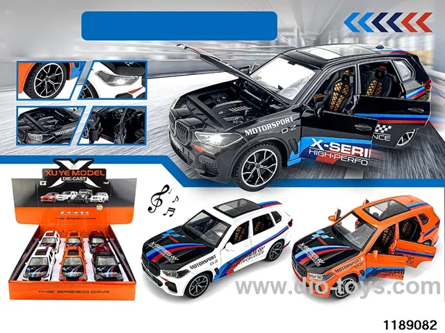 1:24 Alloy pull back car W L/M