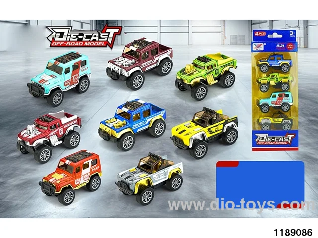 1:64 Alloy pull back car