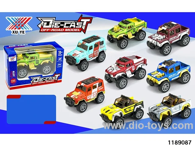 1:64 Alloy pull back car