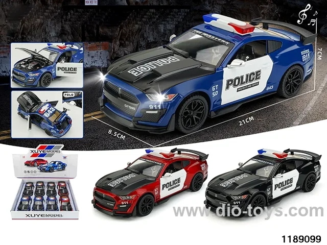 1:24 Alloy pull back car W L/M