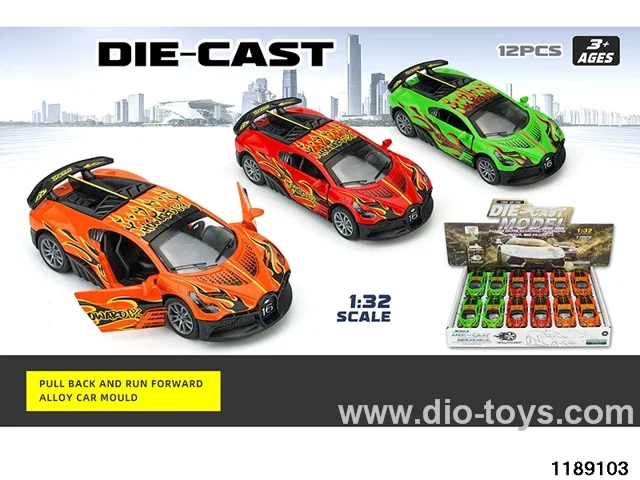 1:32 Alloy pull back car