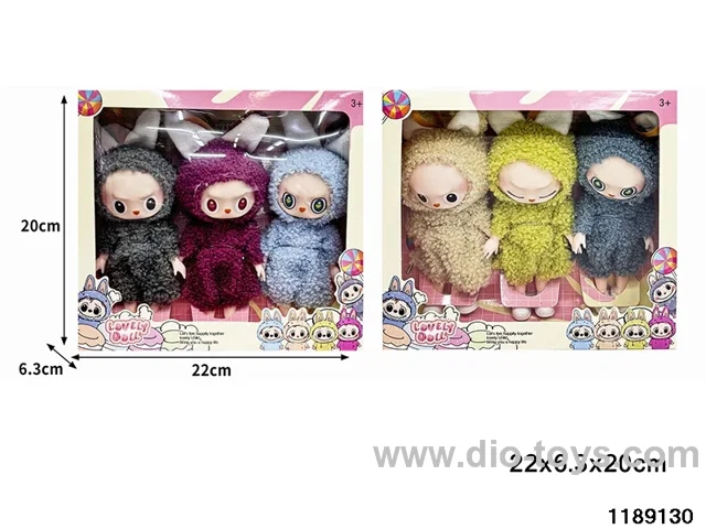 6 inch doll set