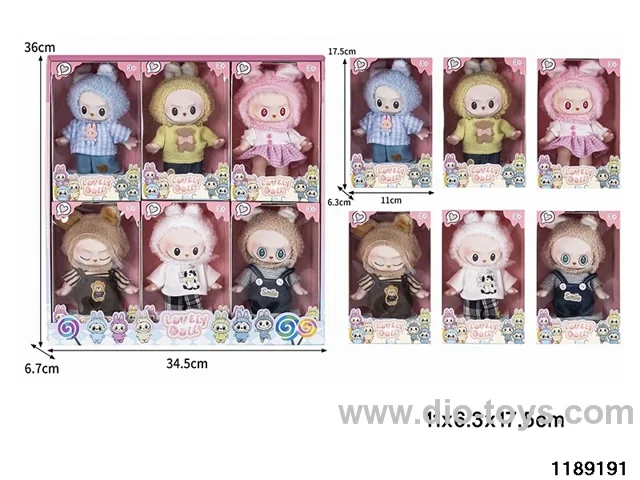 6 inch doll set