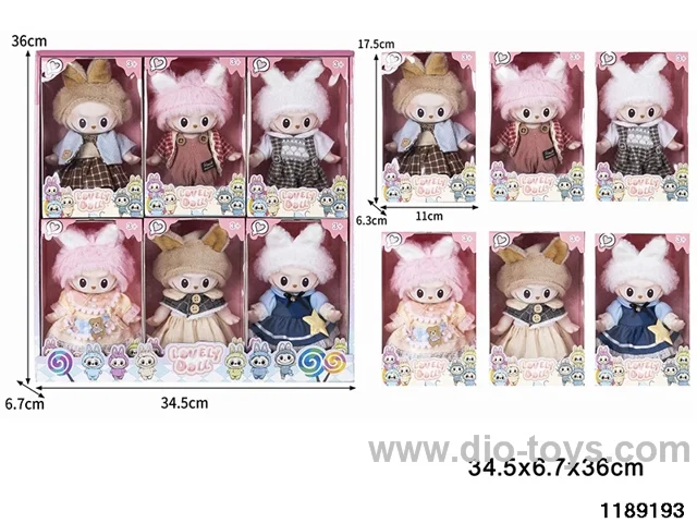 6 inch doll set