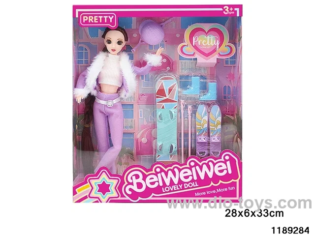 11.5 inch 11 jointed doll set