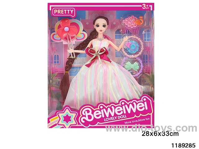 11.5 inch 11 jointed doll set