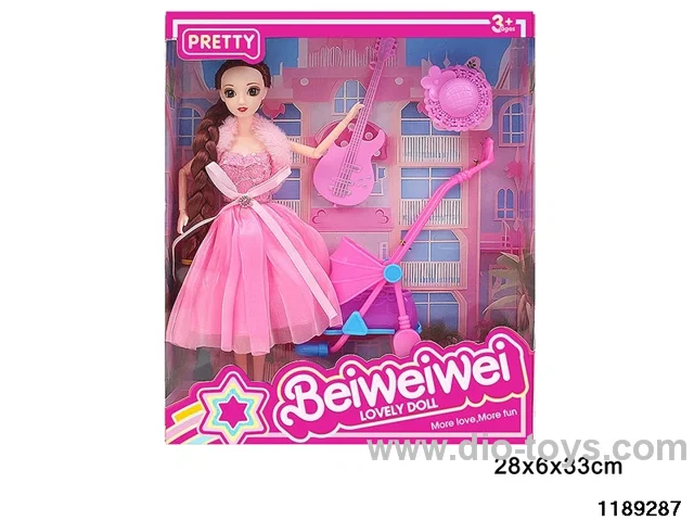 11.5 inch 11 jointed doll set