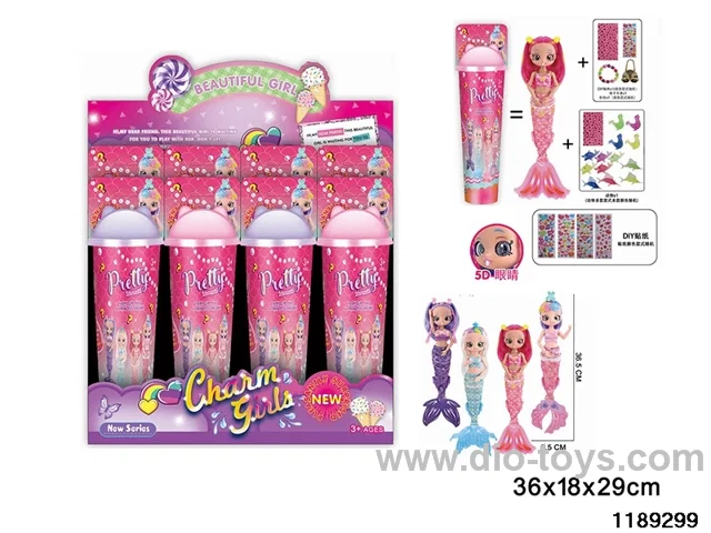 14 inch 11 jointed doll set