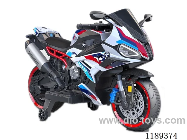 B/O Stroller(White/Red/Black)-Luminous Wheel+Hand Speed Throttle-High Match