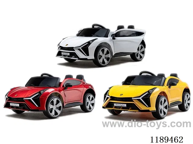 Electric stroller white, red, yellow double drive 12.45 battery