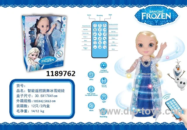 Intelligent RC Dacikng Frozen Doll in window box