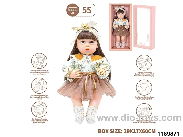22 inch newborn simulation doll set