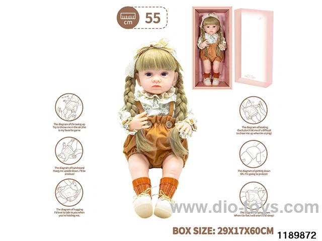 22 inch newborn simulation doll set