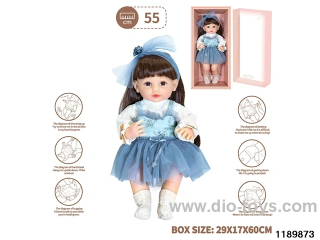 22 inch newborn simulation doll set