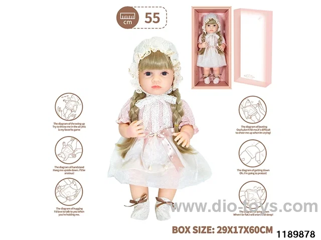 22 inch newborn simulation doll set