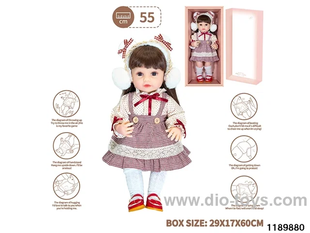 22 inch newborn simulation doll set