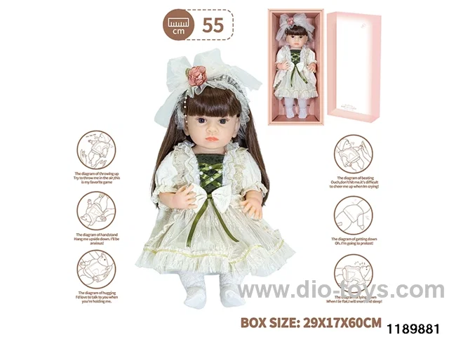 22 inch newborn simulation doll set