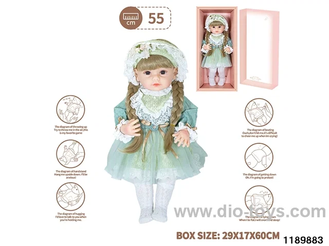 22 inch newborn simulation doll set