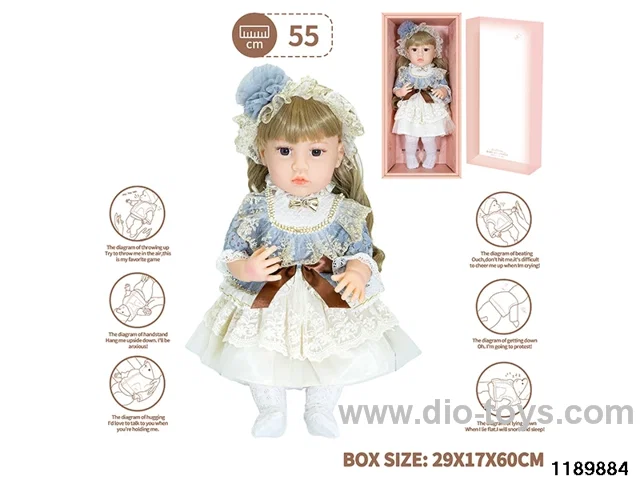 22 inch newborn simulation doll set