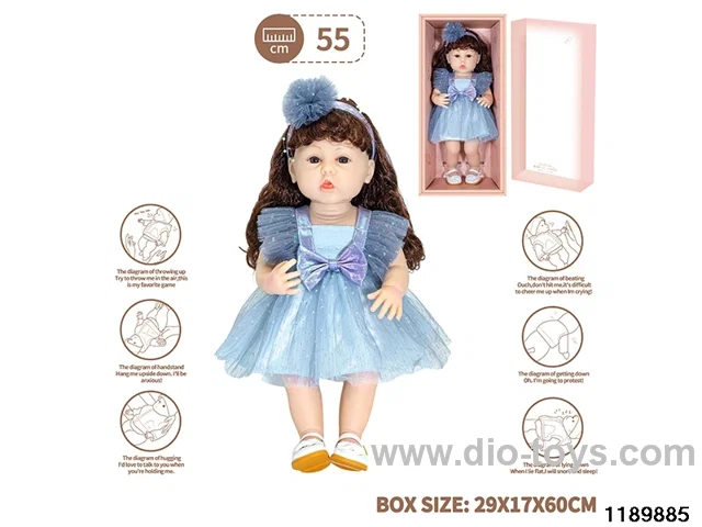 22 inch newborn simulation doll set