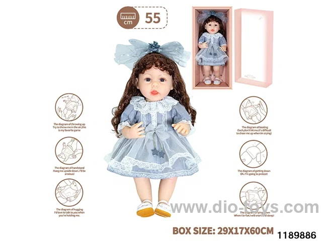 22 inch newborn simulation doll set