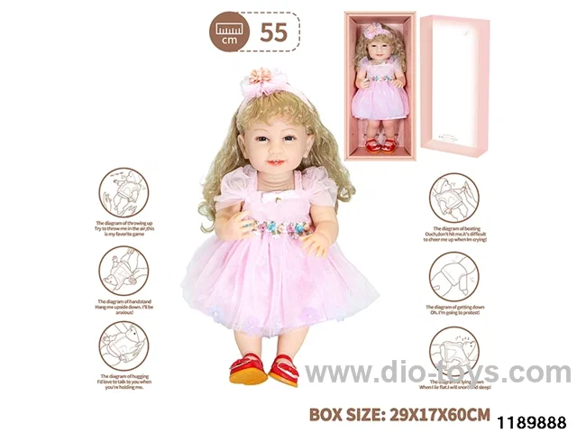 22 inch newborn simulation doll set