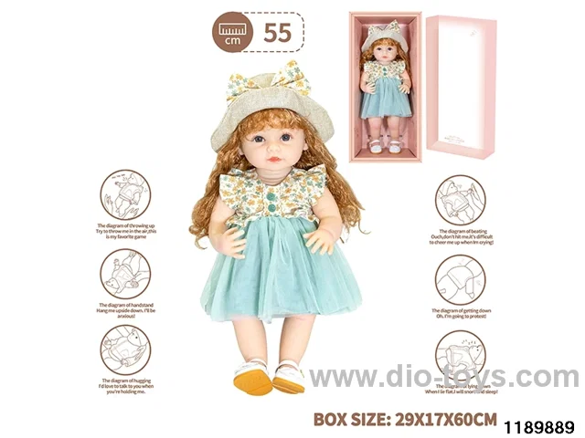 22 inch newborn simulation doll set