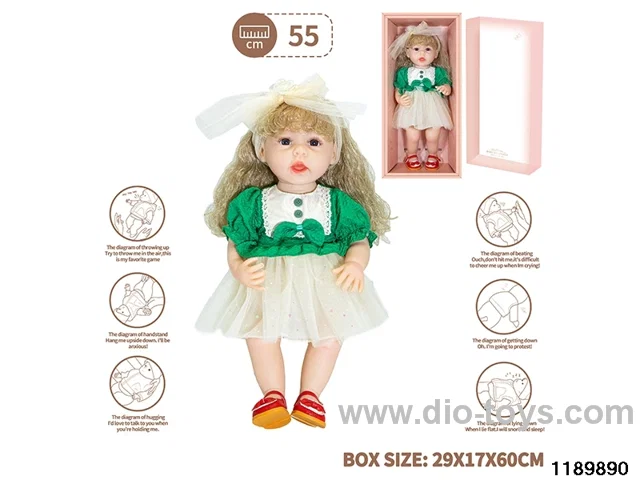 22 inch newborn simulation doll set