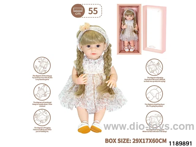 22 inch newborn simulation doll set
