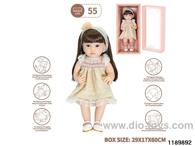 22 inch newborn simulation doll set