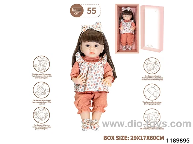 22 inch newborn simulation doll set