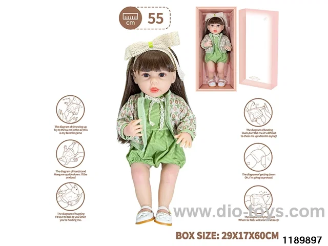 22 inch newborn simulation doll set