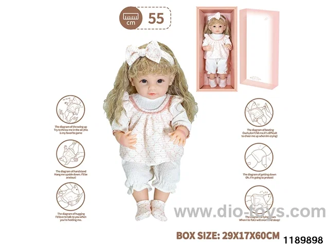 22 inch newborn simulation doll set