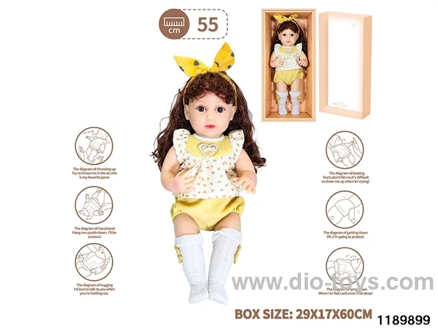 22 inch newborn simulation doll set