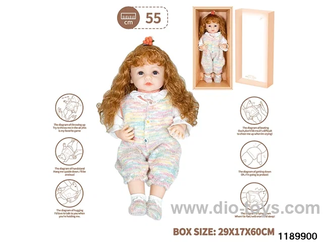 22 inch newborn simulation doll set