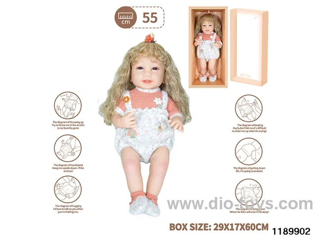 22 inch newborn simulation doll set